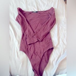 Off the shoulder bodysuit